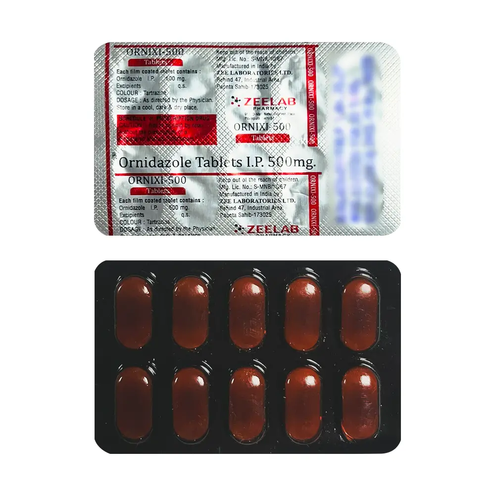 ornidazole 500mg tablet
