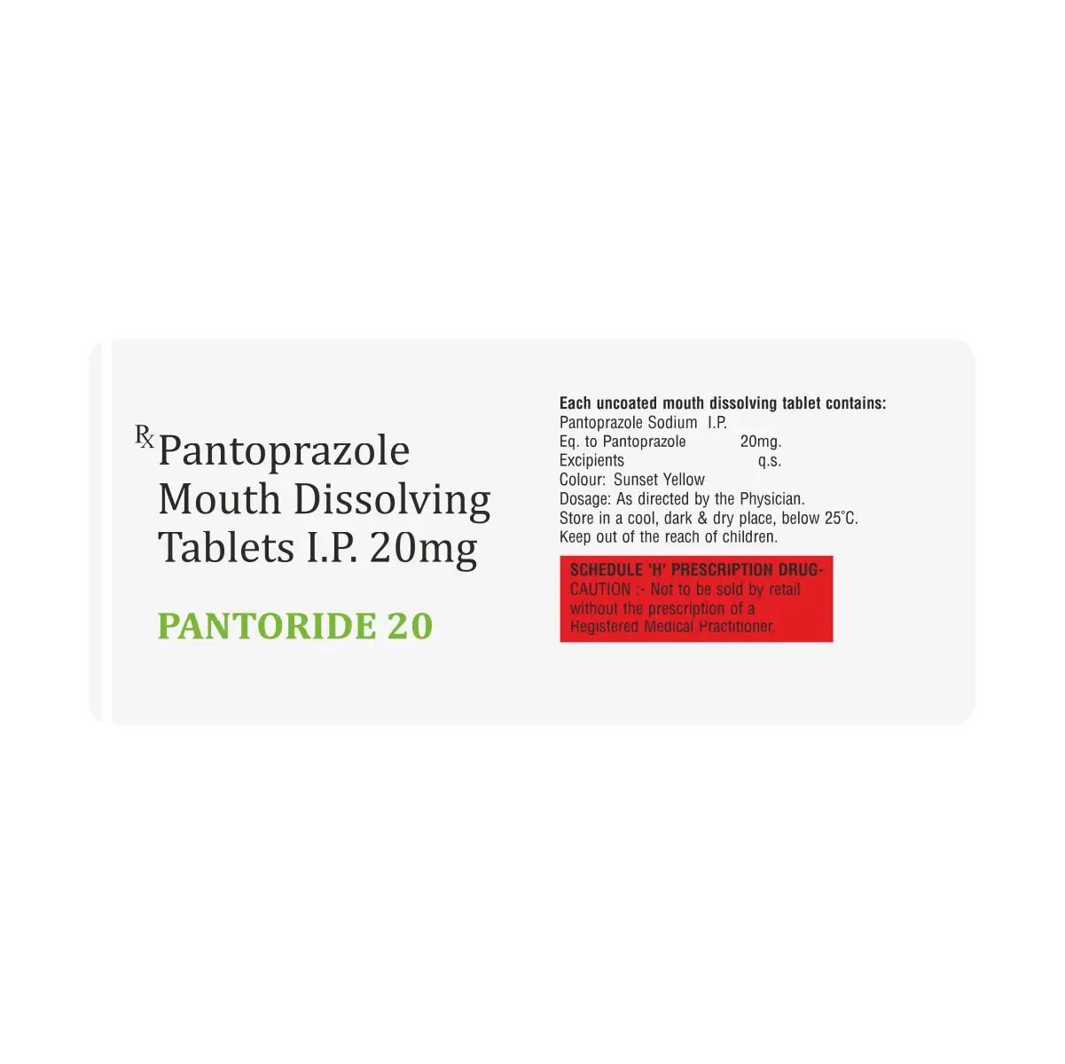 Pantoride 20 Tablet