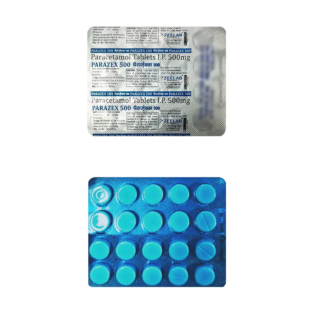 paracetamol (500mg) tablet 20