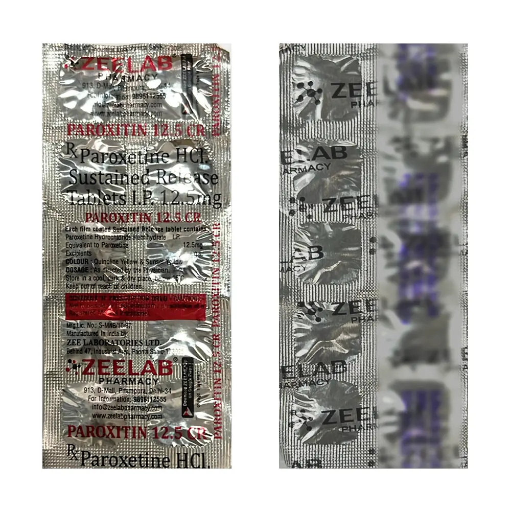 Paroxitin Paroxetine 12.5mg CR Tablet