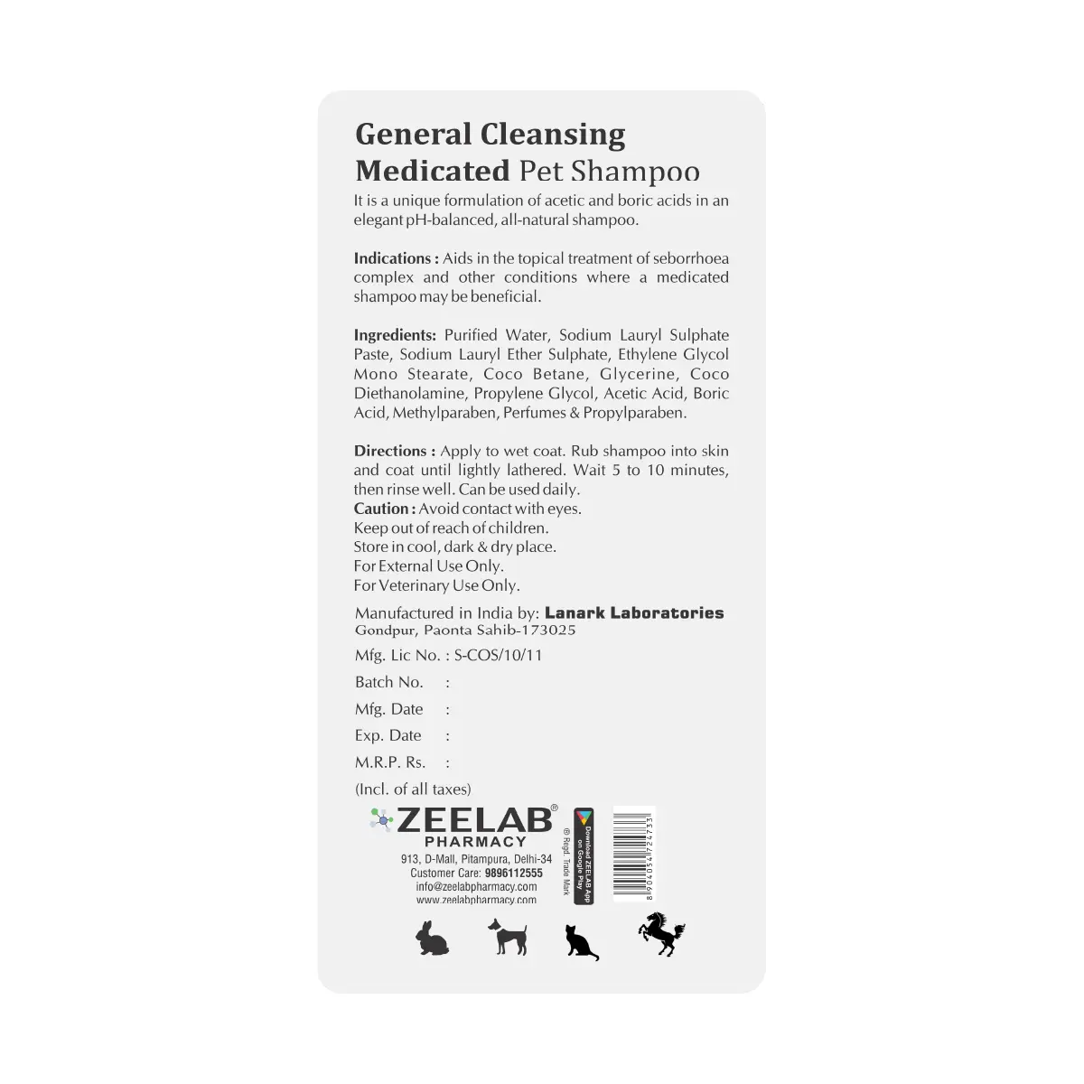 Pet Shampoo 200ml