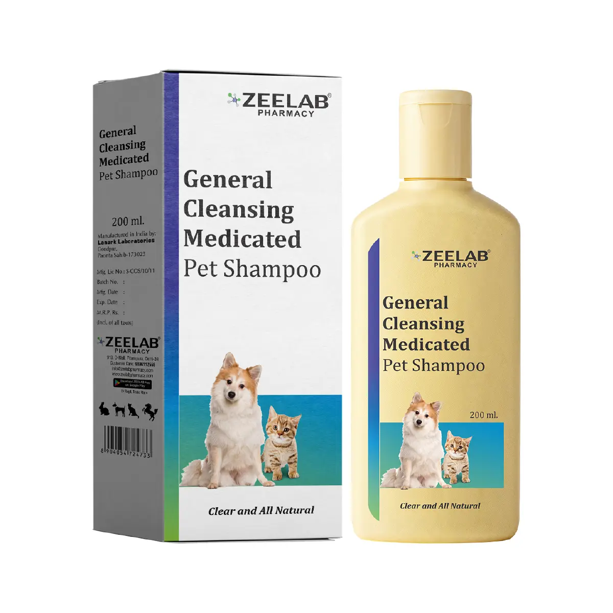 Pet Shampoo | Gentle Cleansing Pet Shampoo | 200ml