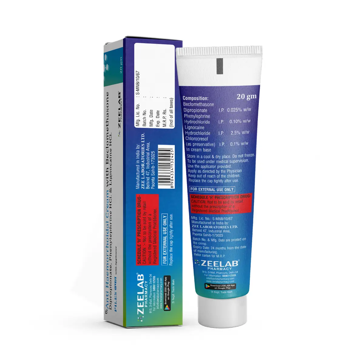 Piles Dafa - Anti Haemorrhoidal Cream