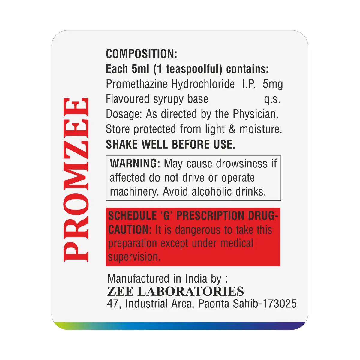 Promzee 5mg Suspension