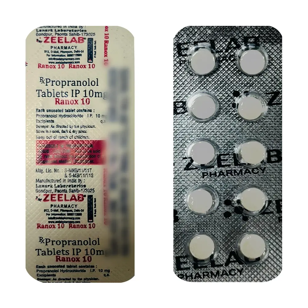 propranolol 10mg tablet