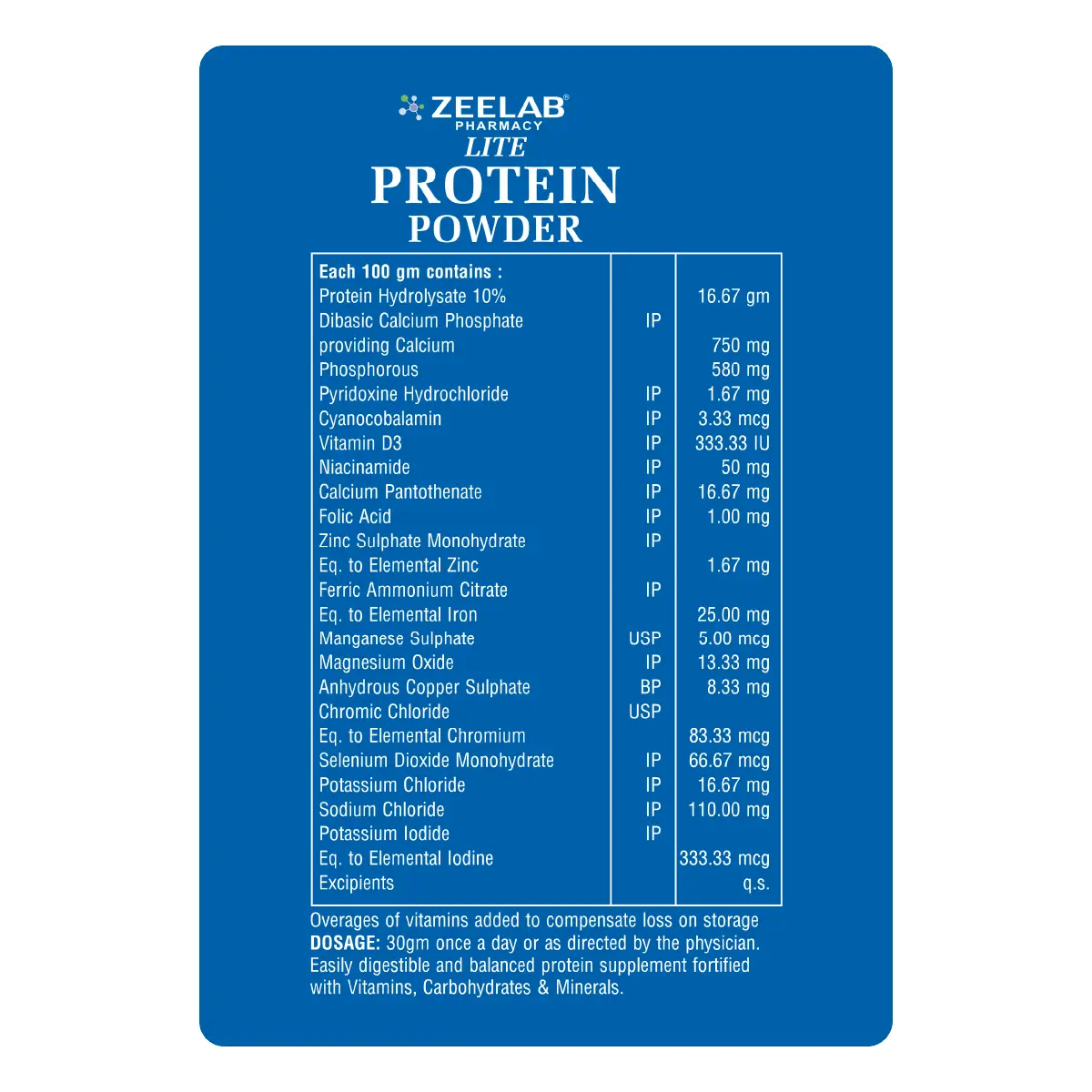 Protein Powder Sugar Free (Chocolate Flavour)