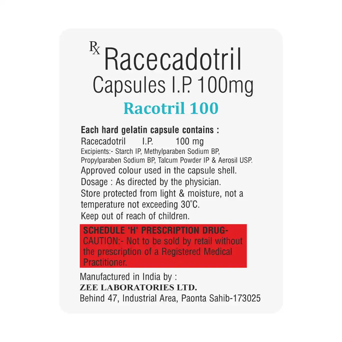 Racotril 100 Capsule