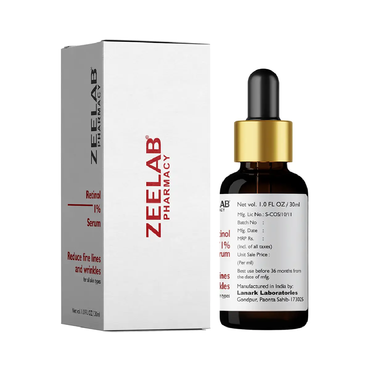 Zeelab Retinol 1% Face Serum