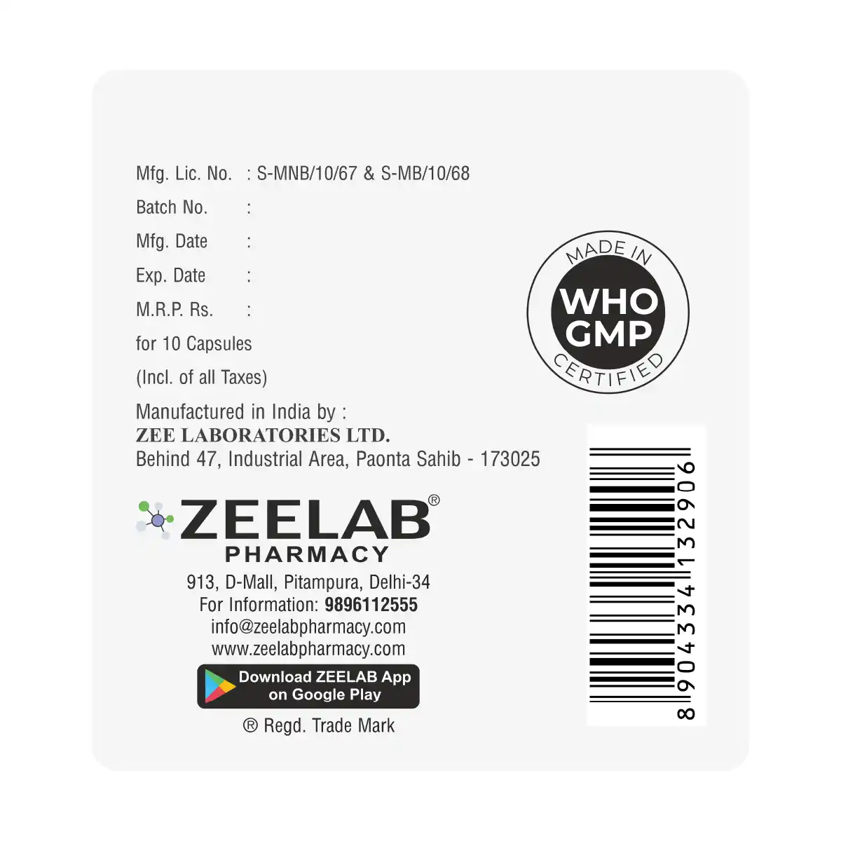 Rosze A 10 Capsule 