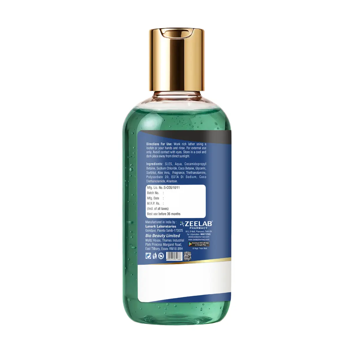 Zeelab Shower Gel Pacific Sea Salt - 300ml