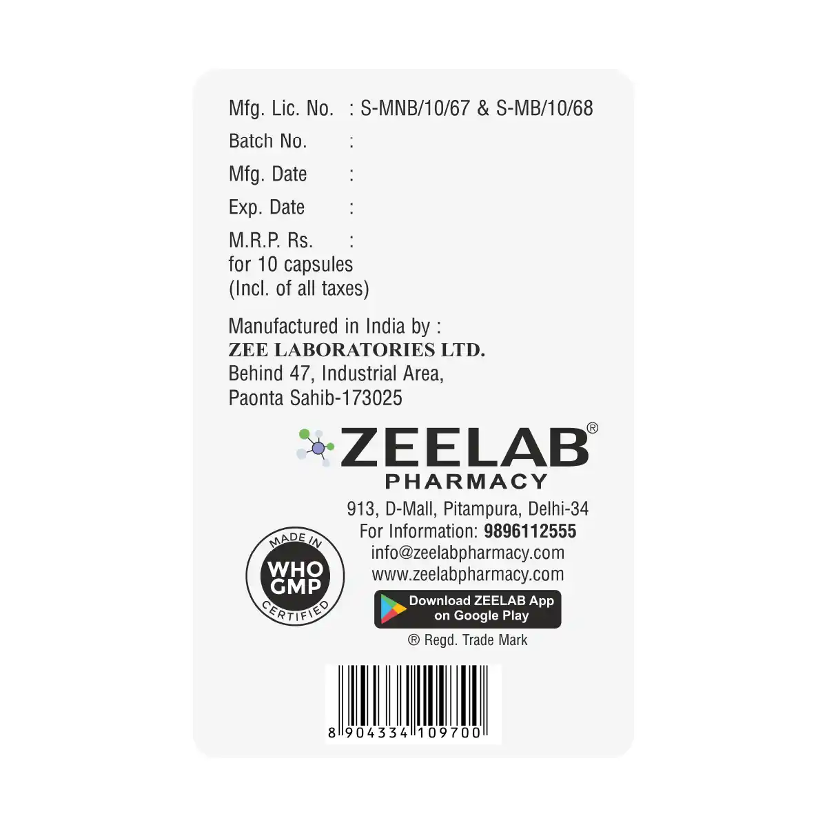 Silozem 8mg Capsule