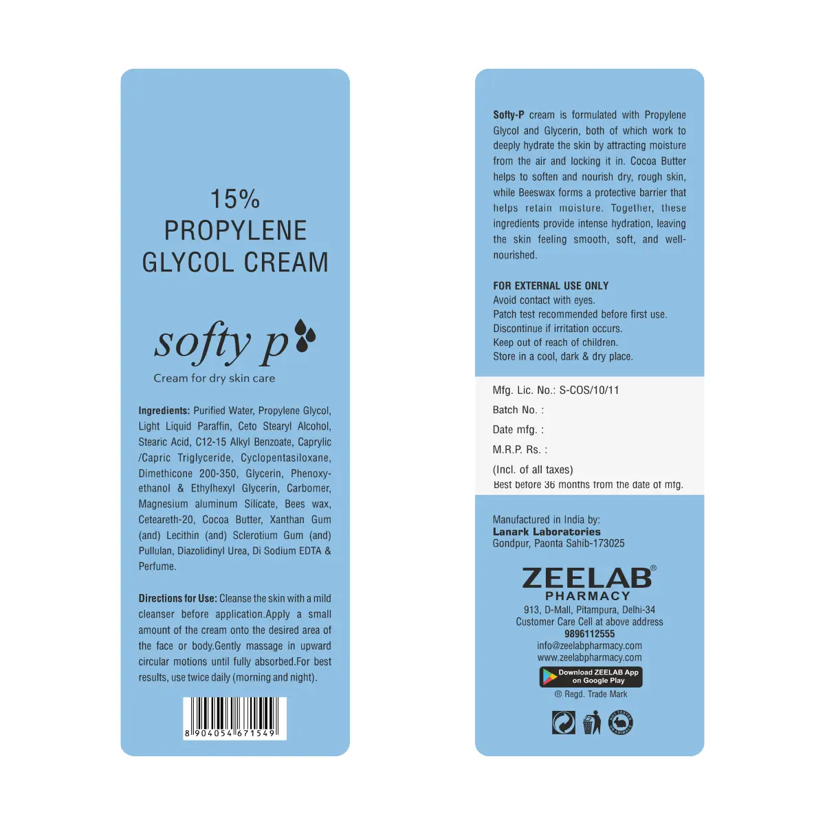 Softy P Cream