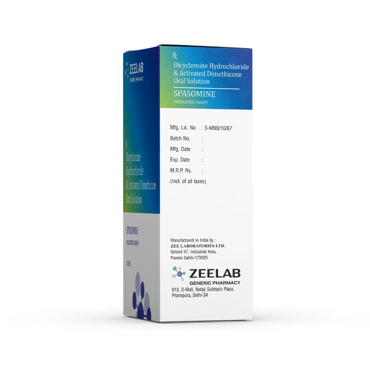 Spasomine Paediatric Drops for Abdominal Pain