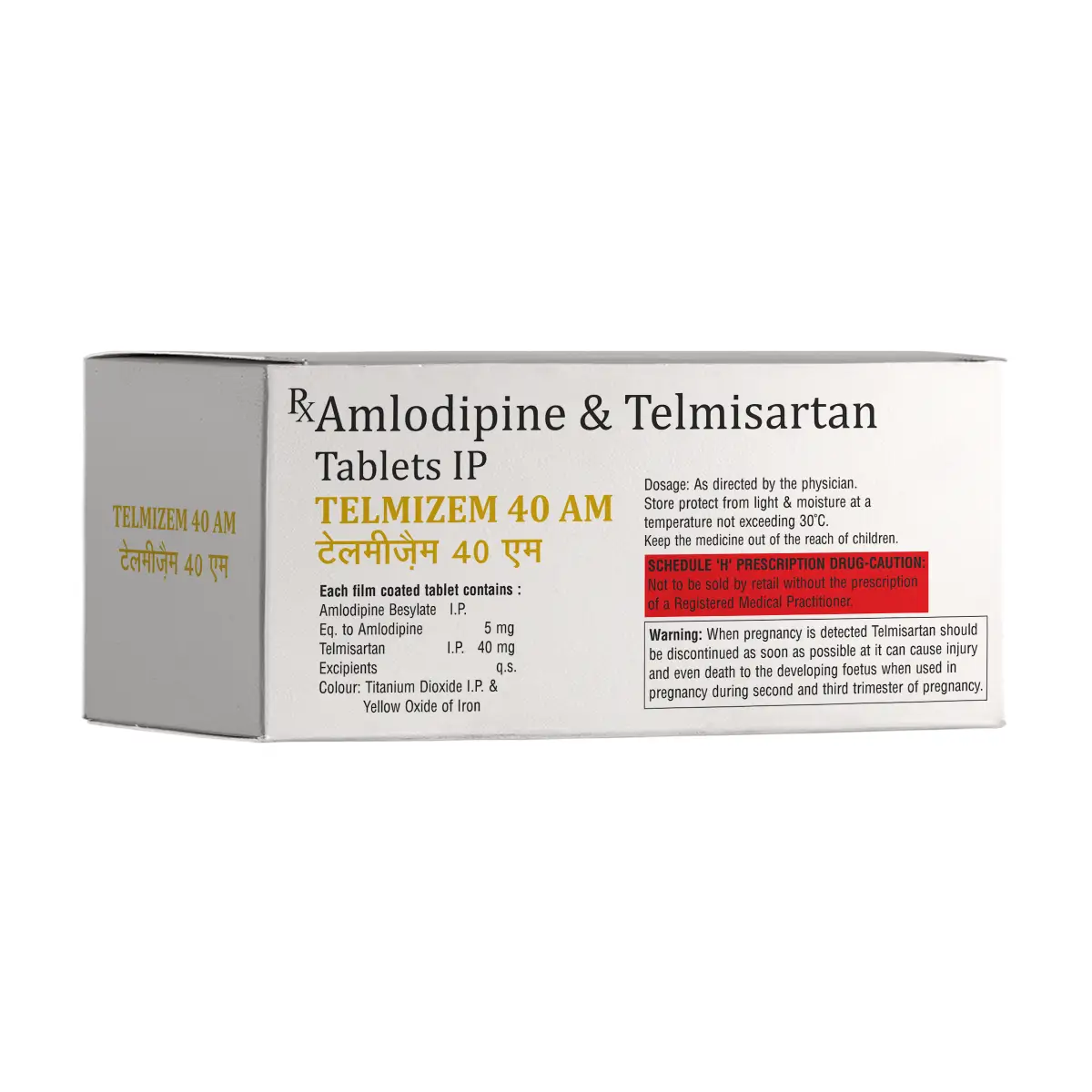 Telmizem 40 AM Tablet