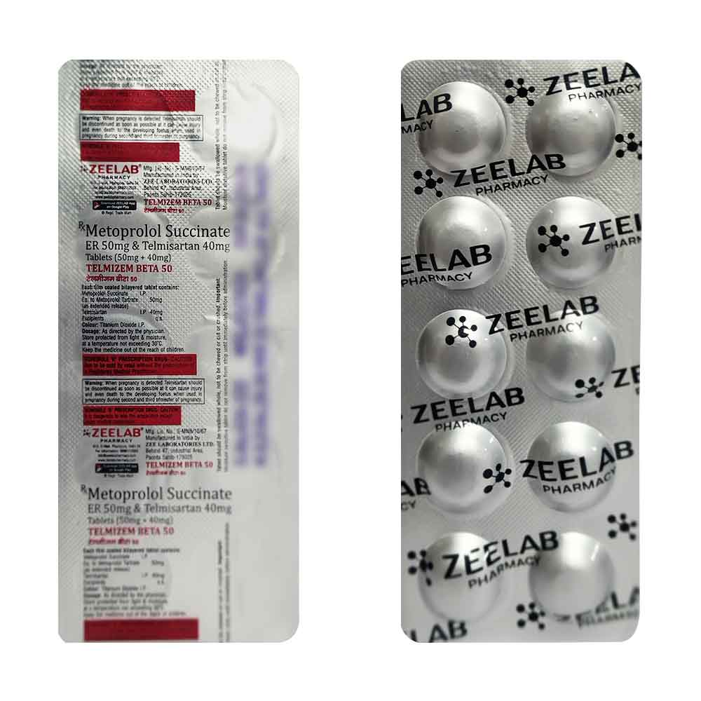 Telmizem Beta 50 Tablet