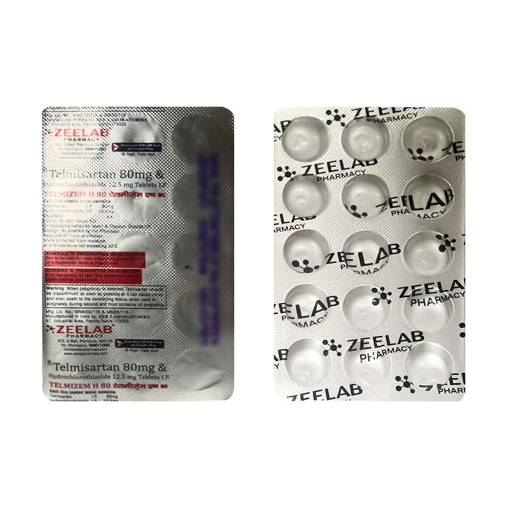 Telmizem H 80 Tablet