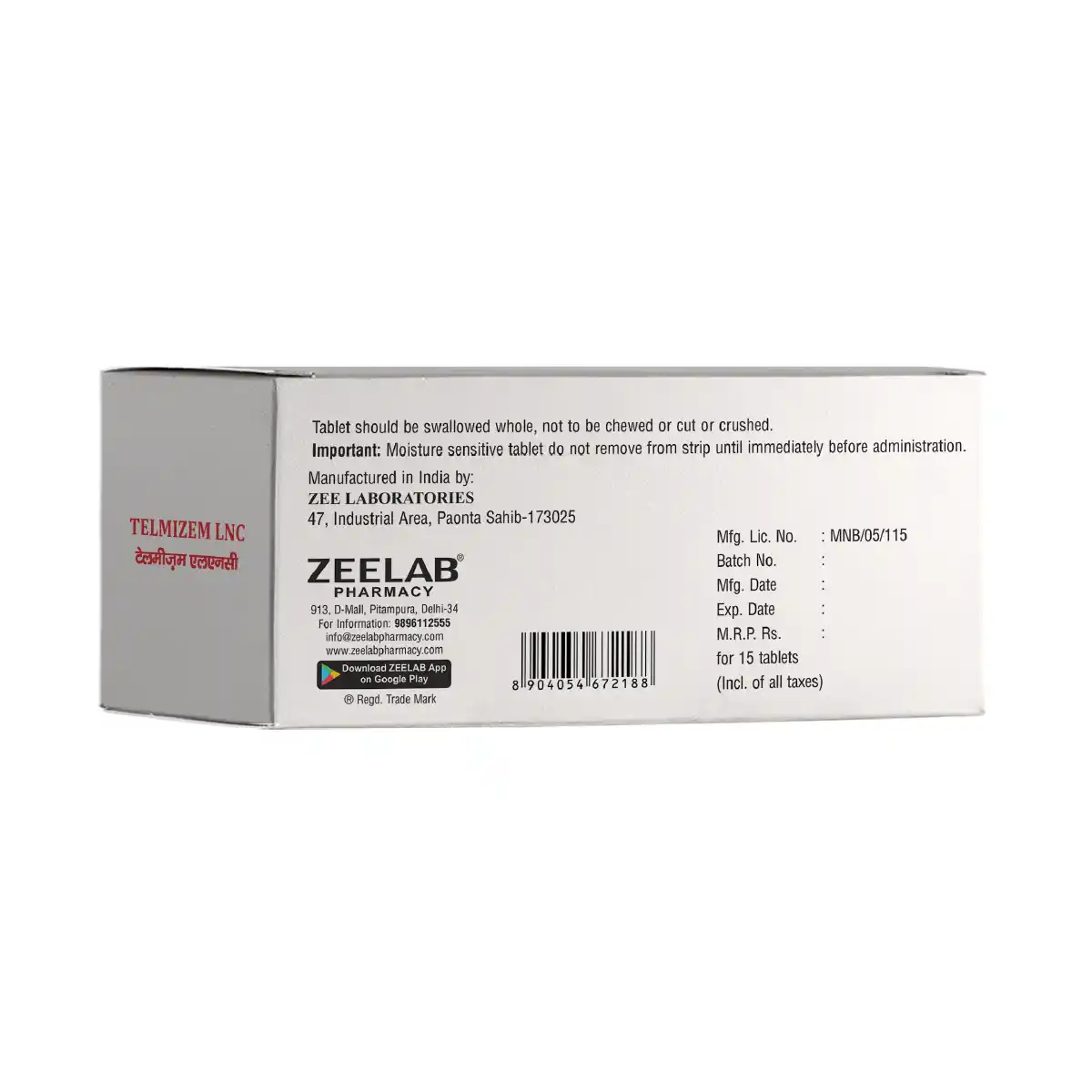Telmizem LNC Tablet