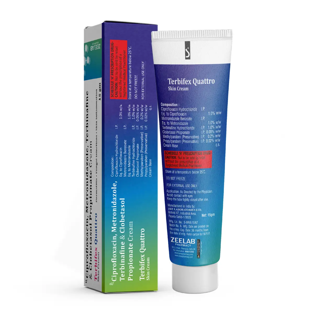 Terbifex Quattro Cream 15gm