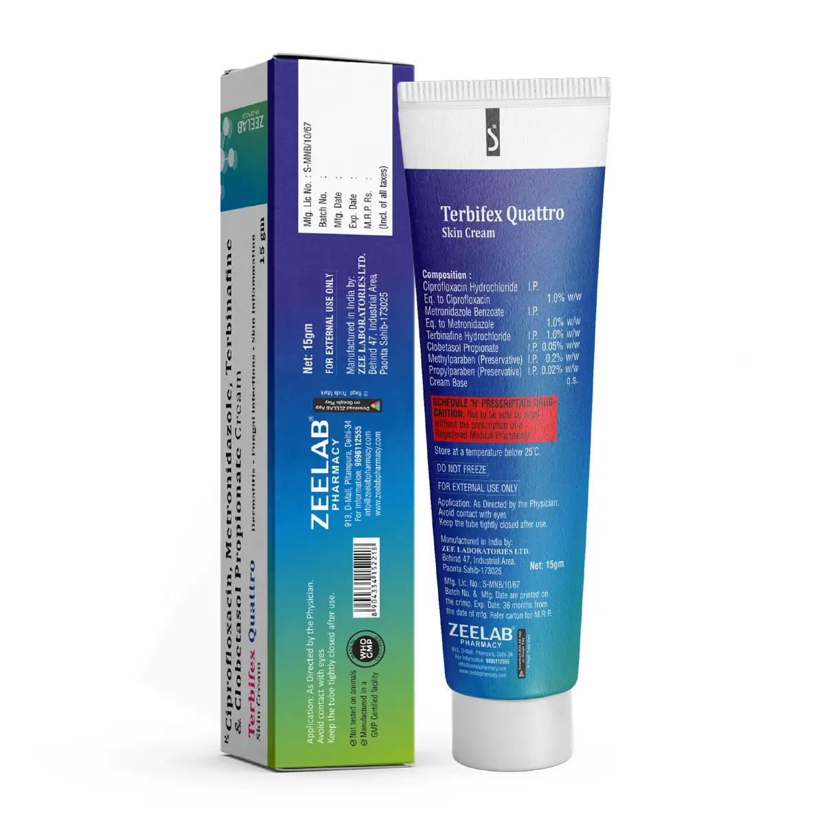 Terbifex Quattro Cream 15gm