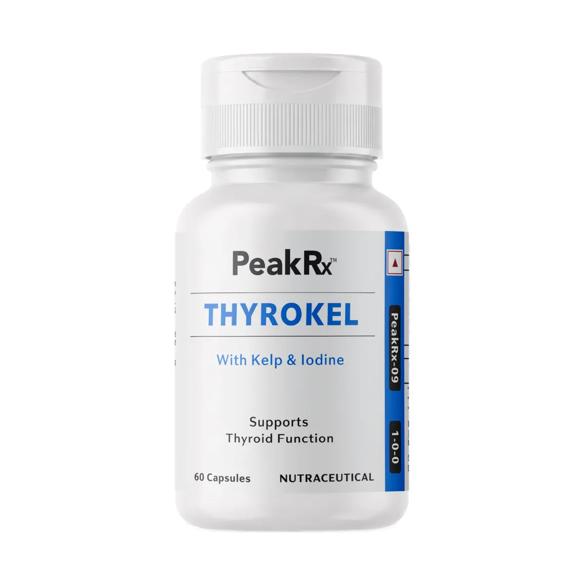 Peak Rx Thyrokel 60 Capsules | Thyroid Health & Iodine Support