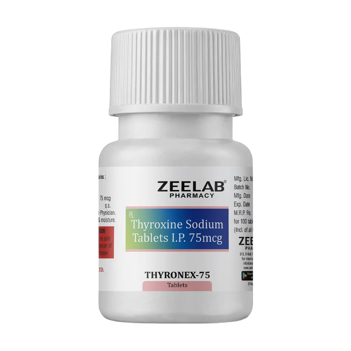 Thyronex 75 Thyroid Tablet