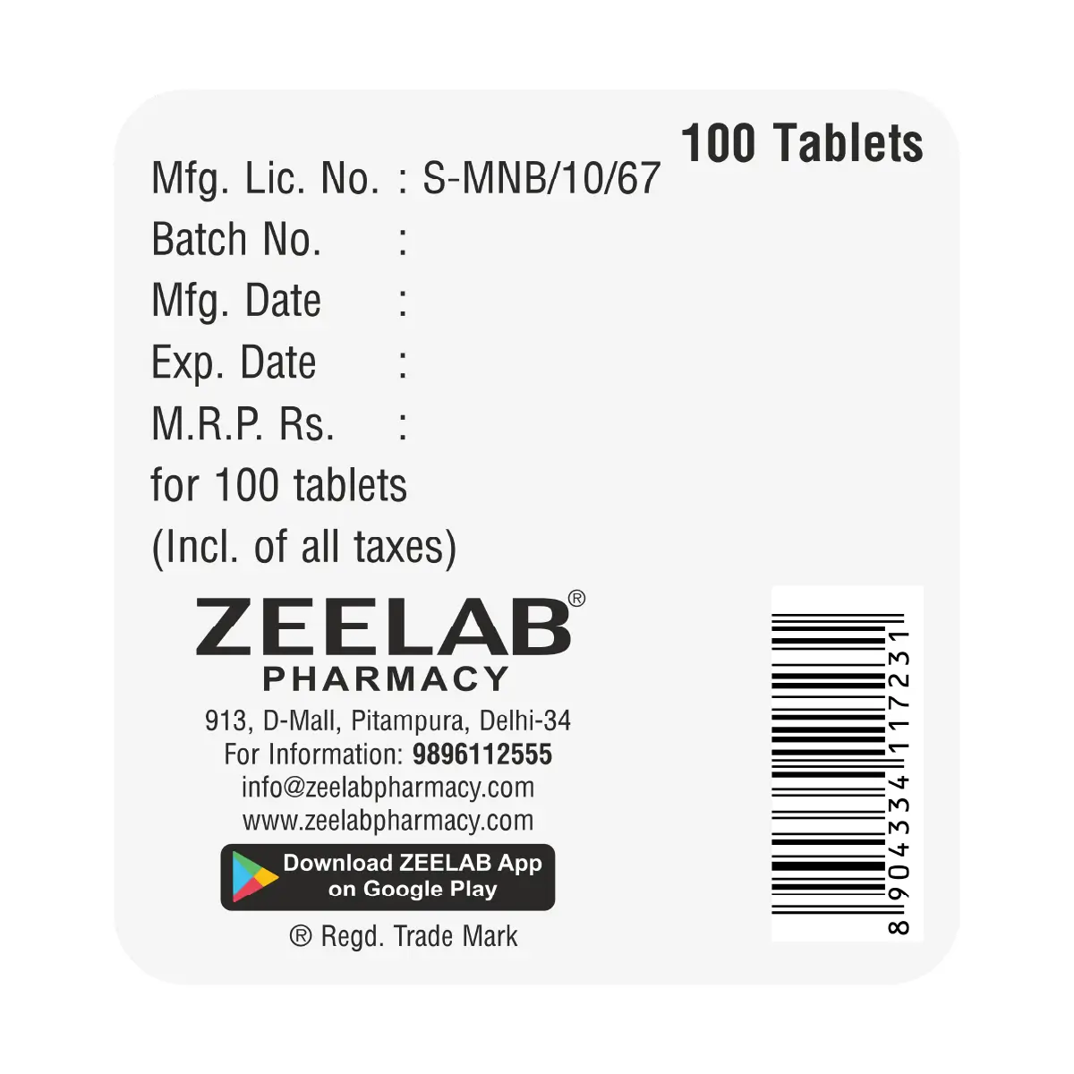 Thyronex 75 Thyroid Tablet