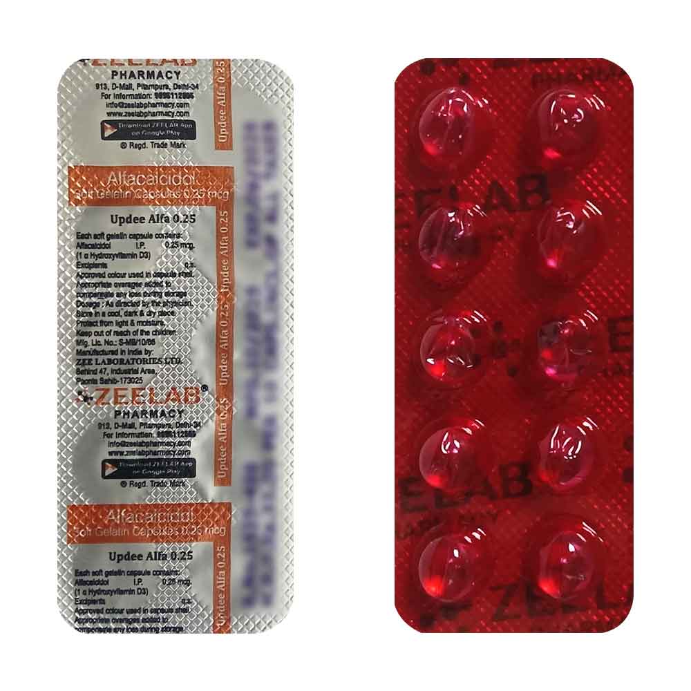 Updee Alfa 0.25 Softgel Capsule