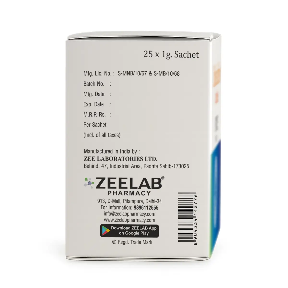 Updee Vitamin D3 (Cholecalciferol 60000 IU) Sachet | For Bone & Joint Health 