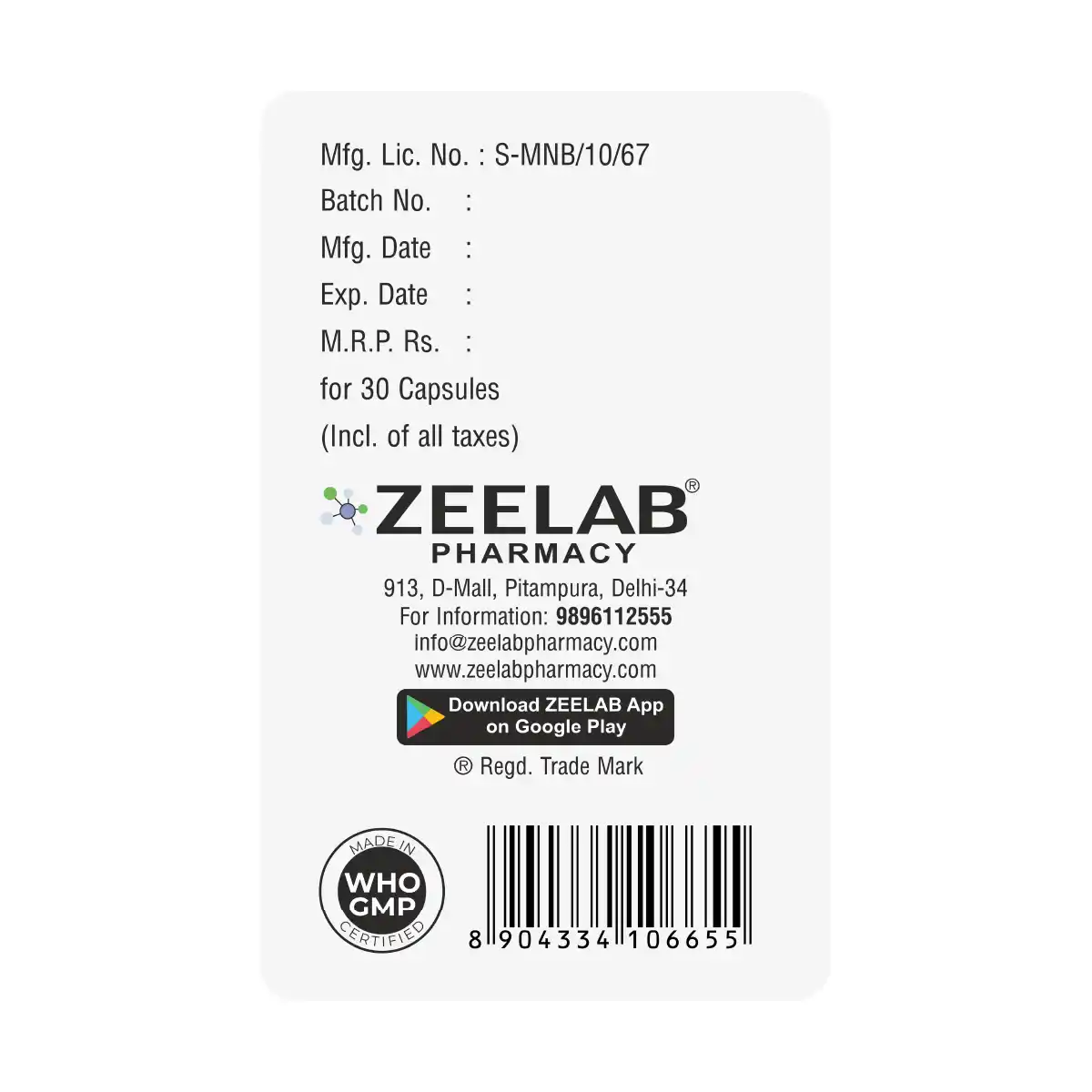 Urizee 0.4 Capsule