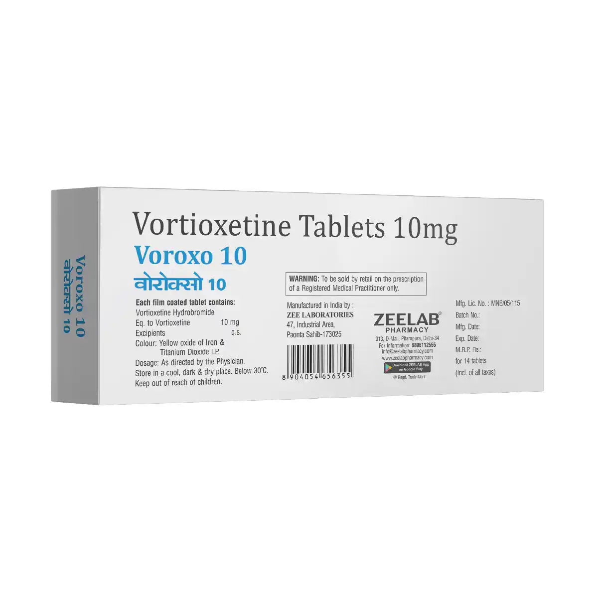 Voroxo 10 Tablet