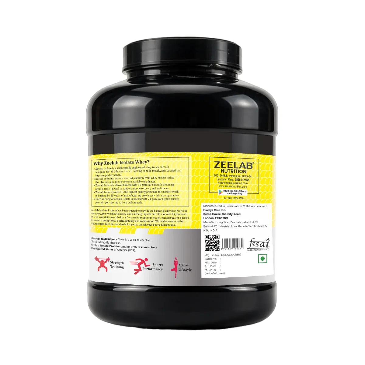 Whey Protein Isolate Powder French Vanilla Creme