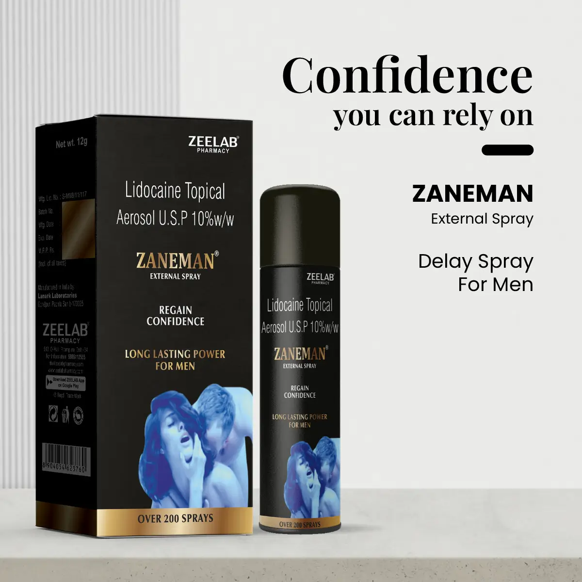 ZANEMAN Delay Spray For Men