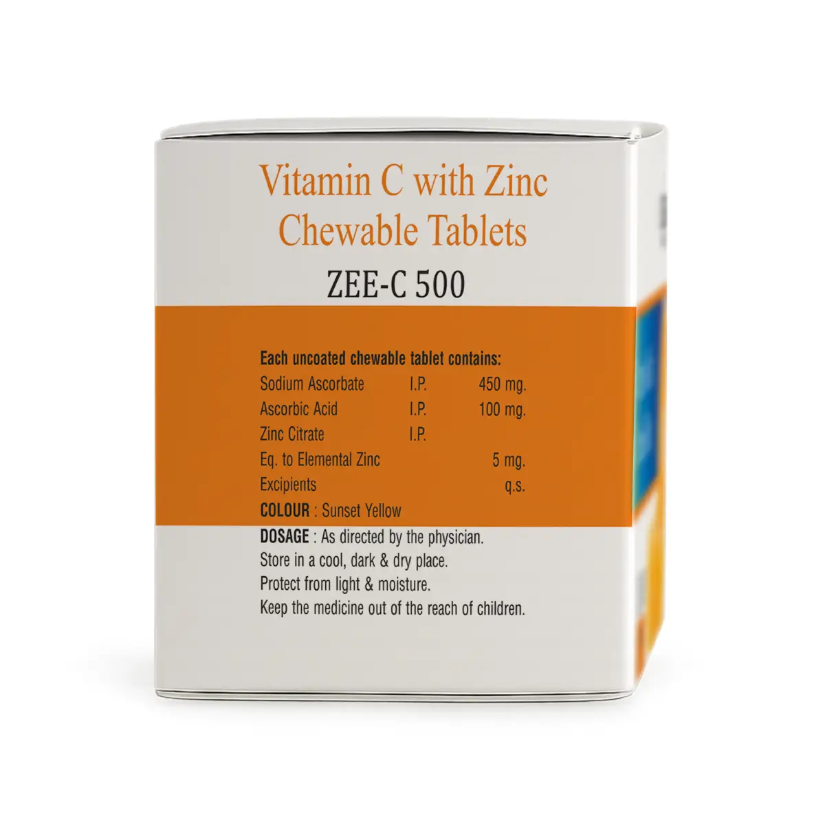 ZEE Vitamin C 500 Chewable Tablet