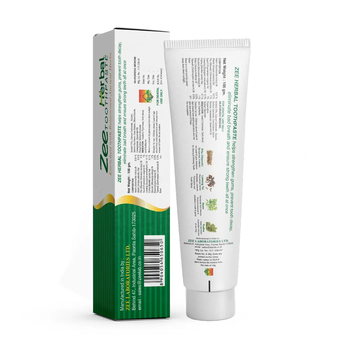 Zee Herbal Toothpaste 100gm