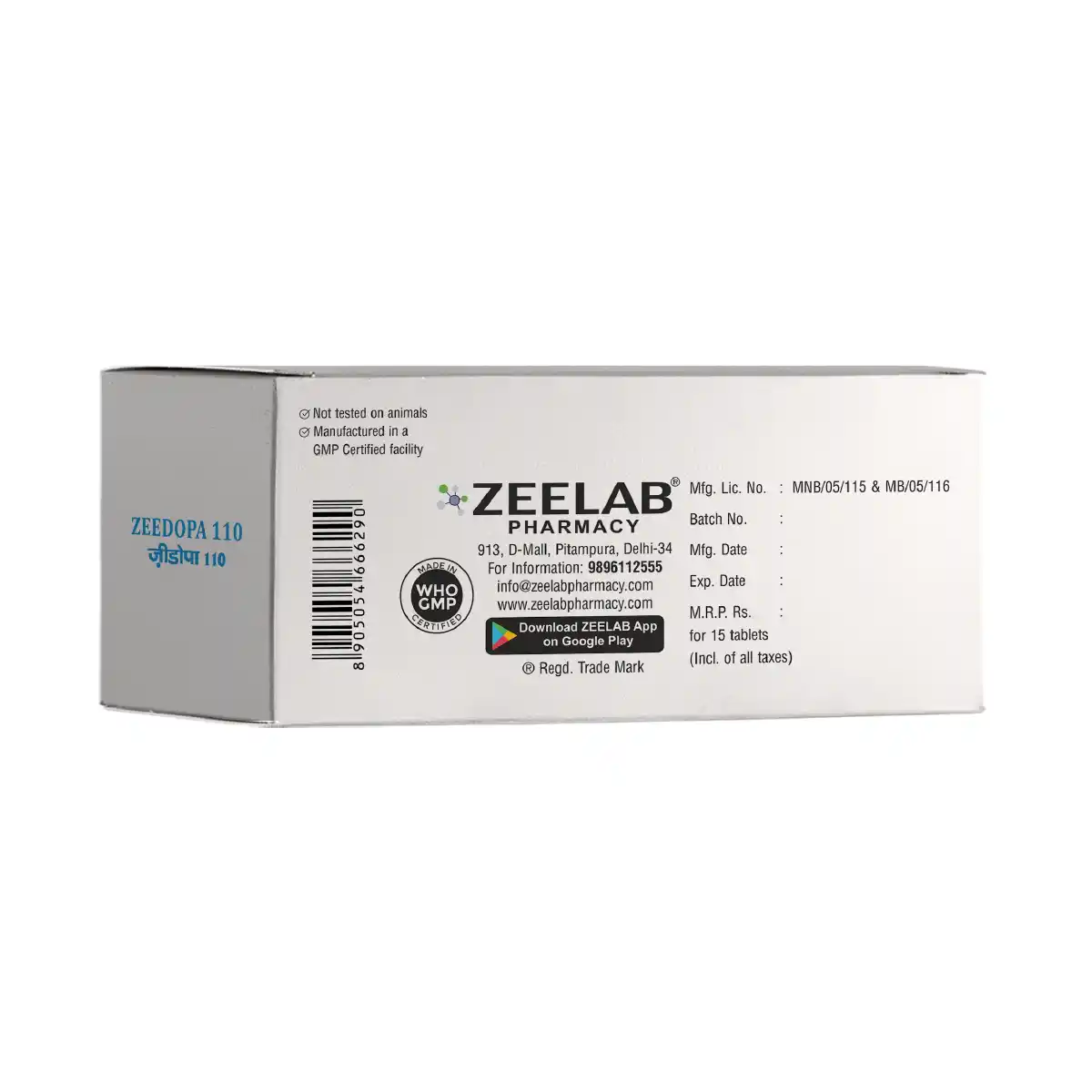 Zeedopa 110 Tablet