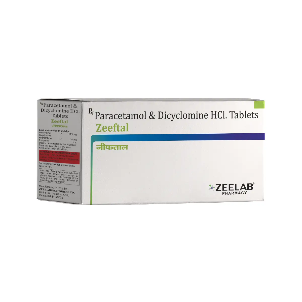 Zeeftal Abdominal Pain Tablets