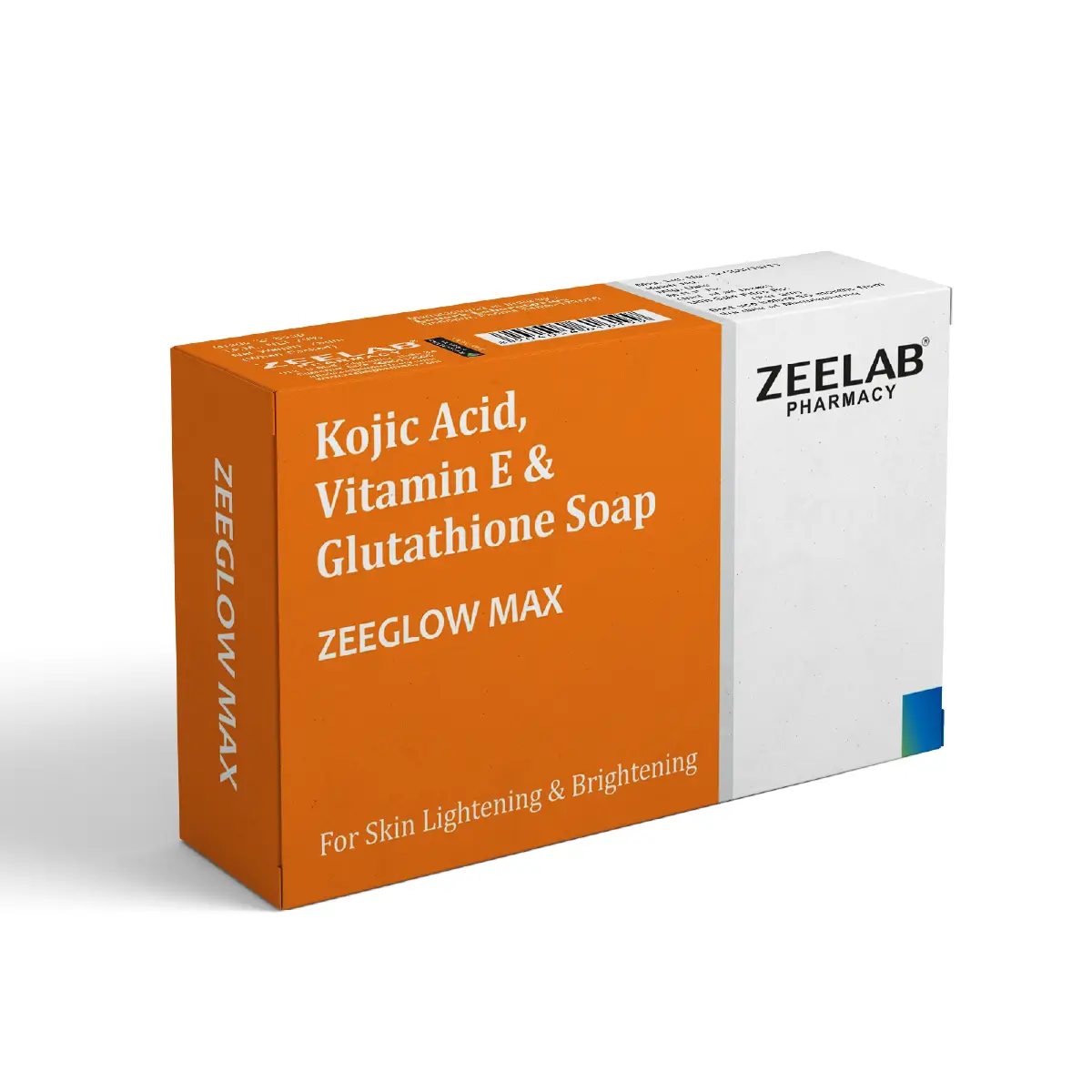 Zeeglow Max Kojic Acid and Glutathione Soap​ with Vitamin E 