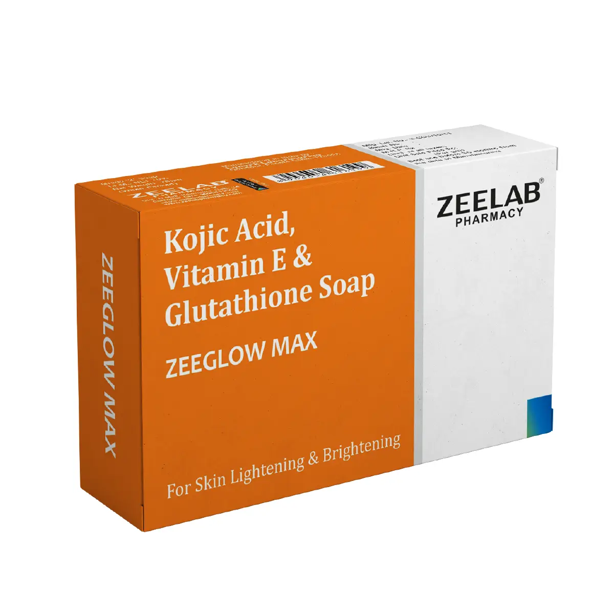 Zeeglow Max Kojic Acid and Glutathione Soap​ with Vitamin E 
