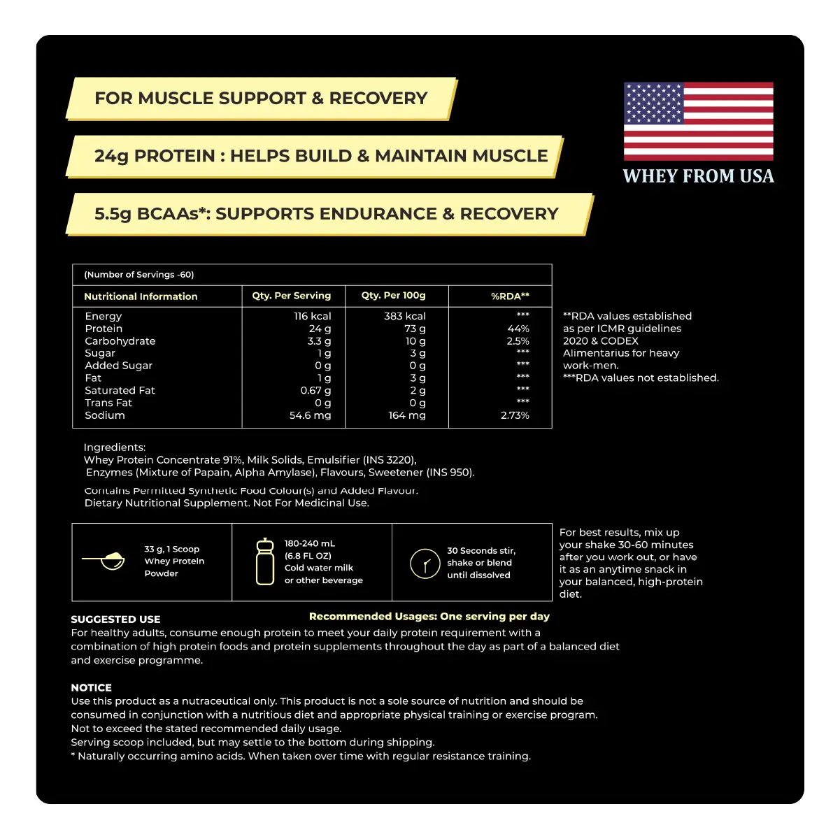 Zeelab Athlete 100% Whey Protein 2 kg (4.4 lb) French Vanilla Creme