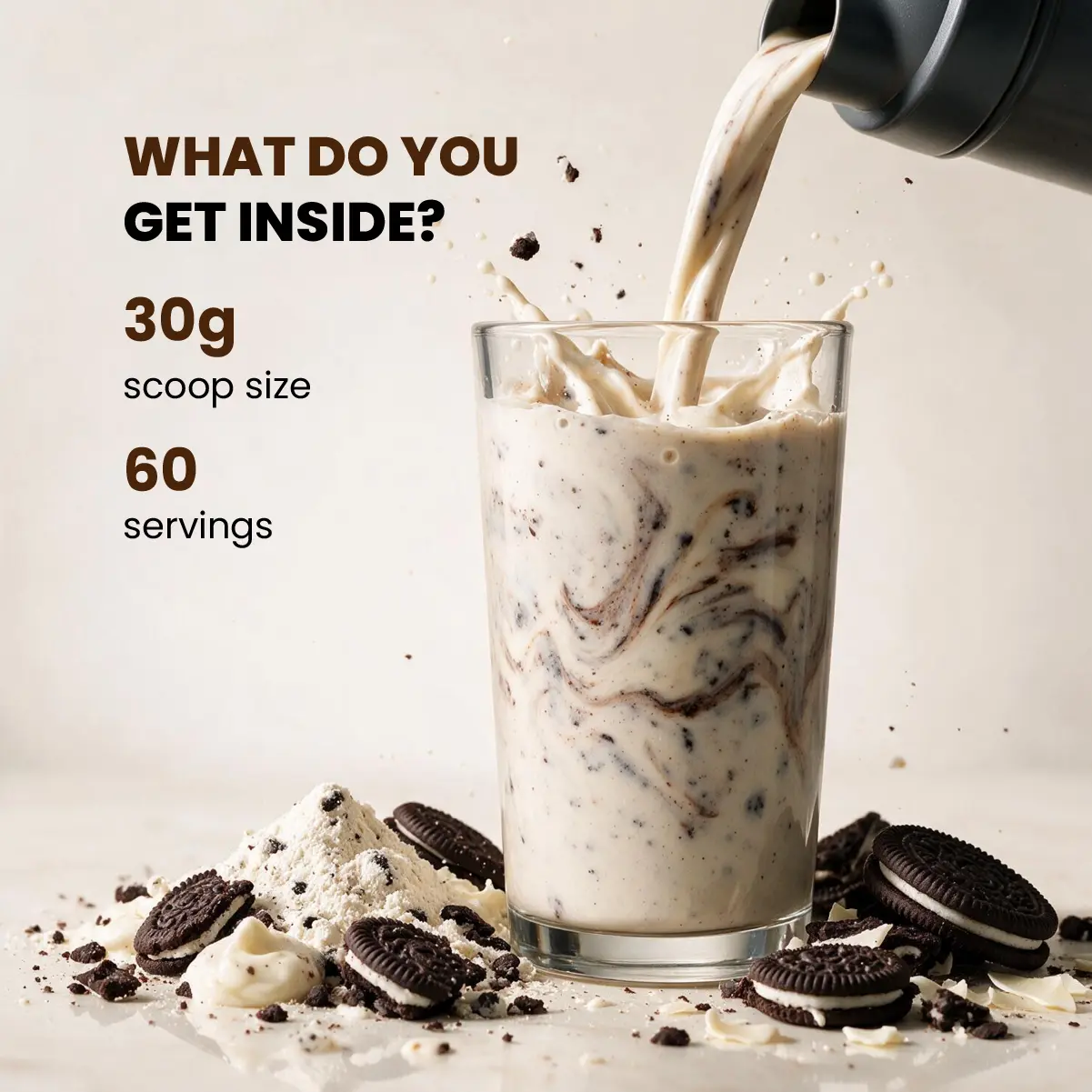 HERO 100% Whey Protein Isolate - Cookies & Cream