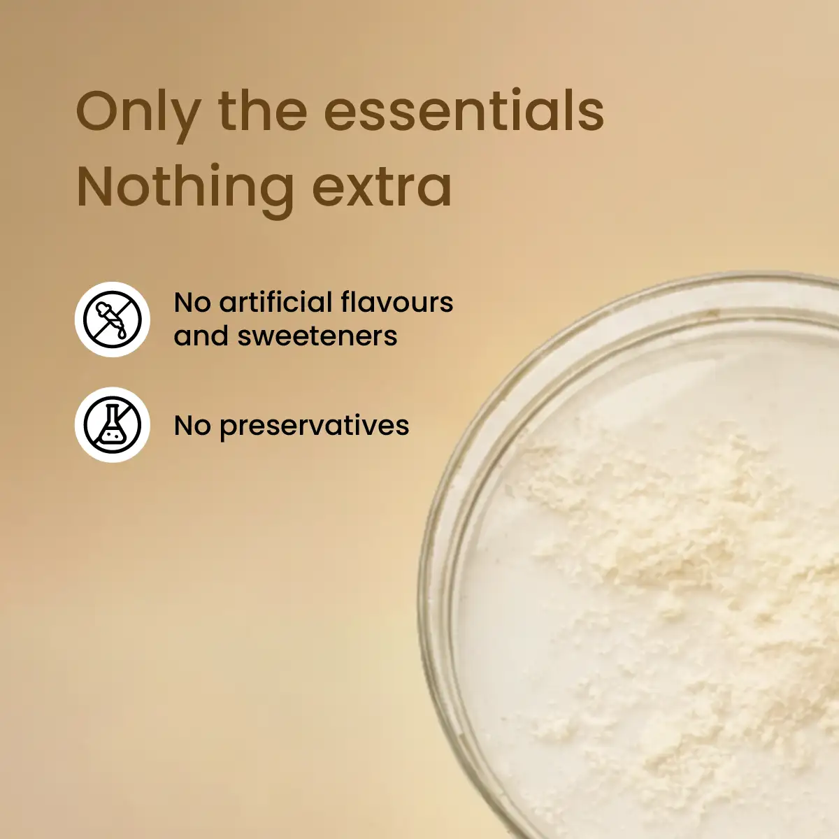 Raw and Pure Whey Protein Concentrate 100% 