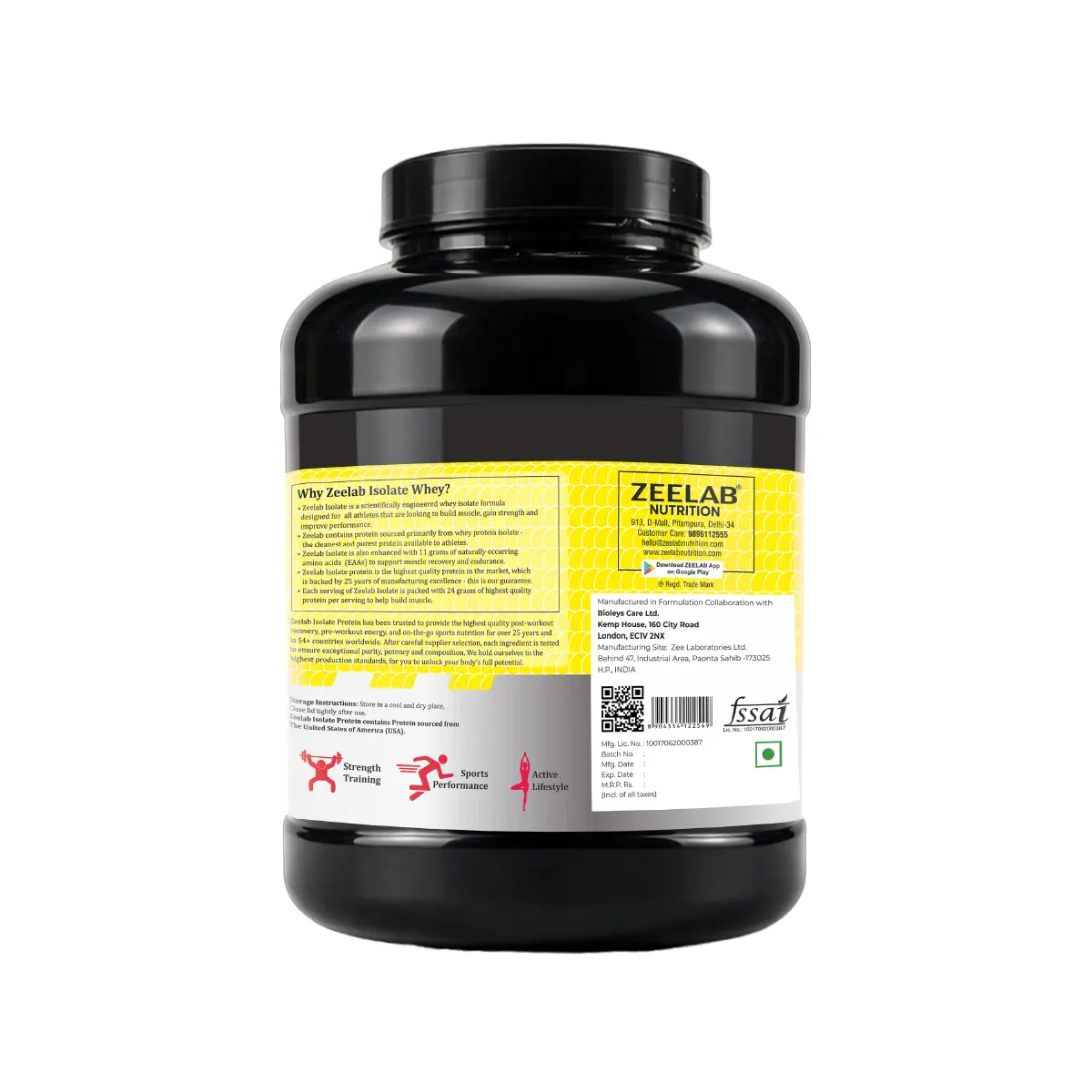 Whey Protein Isolate Powder 2 kg Rich Chocolate Flavour