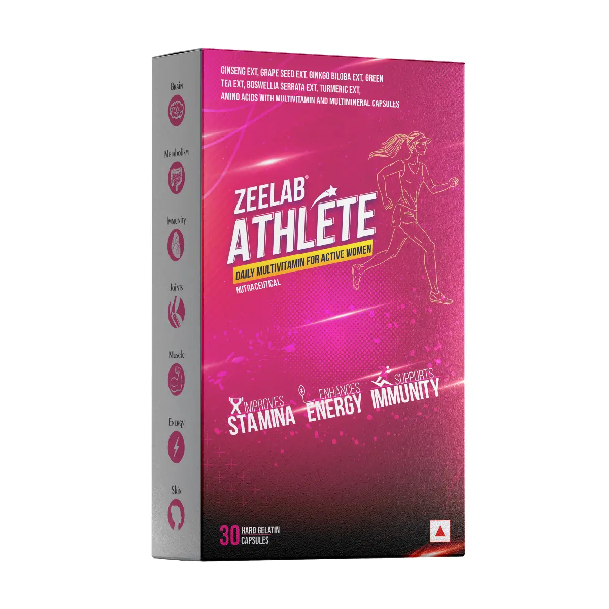Zeelab Athlete Multivitamin For Women ( 30 Capsules )