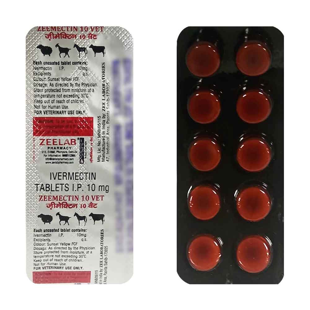 Zeemectin 10 Vet Tablet