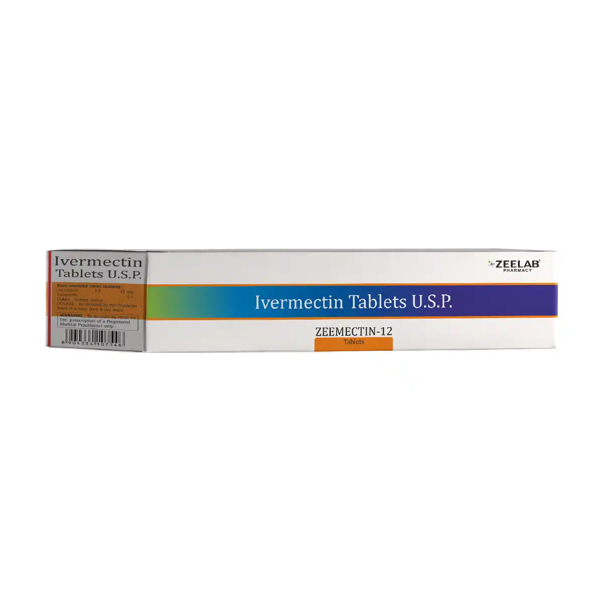 ज़ीमेक्टिन आइवरमेक्टिन 12mg टैबलेट