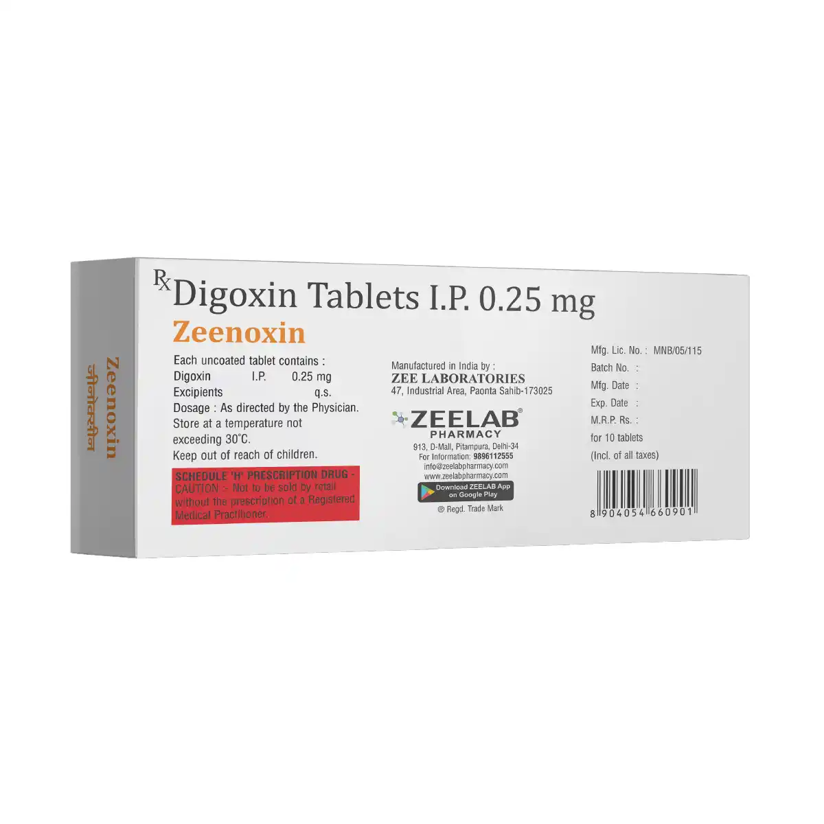Zeenoxin Tablet
