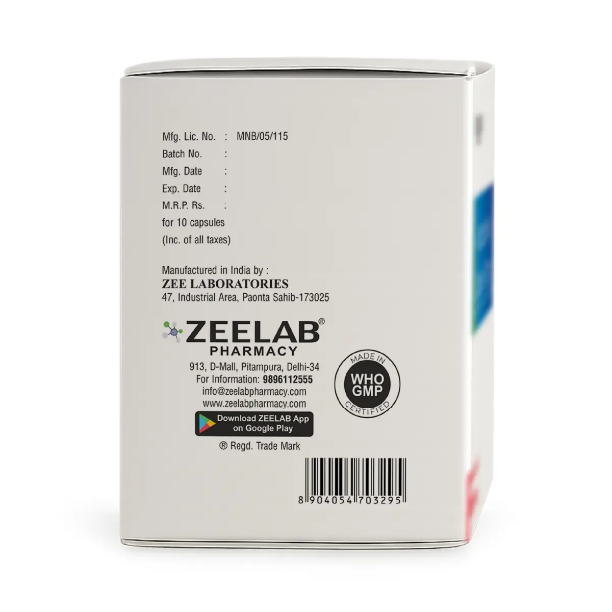 Zeephyline 100 Capsule