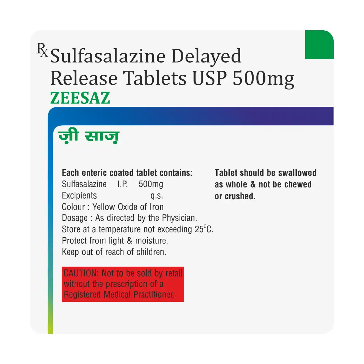 Zeesaz 500 DR Tablet