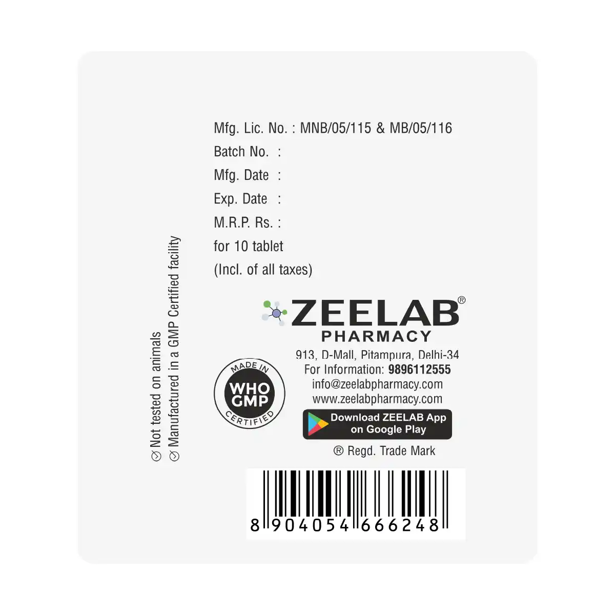 Zeesaz DS Tablet