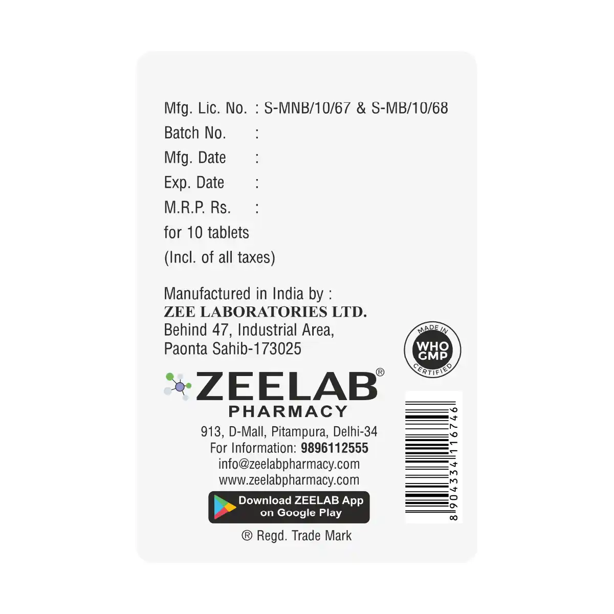 Zeesev 400 Tablet
